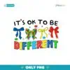 Its Okay To Be Different Is Beautiful Autism Coquette Png