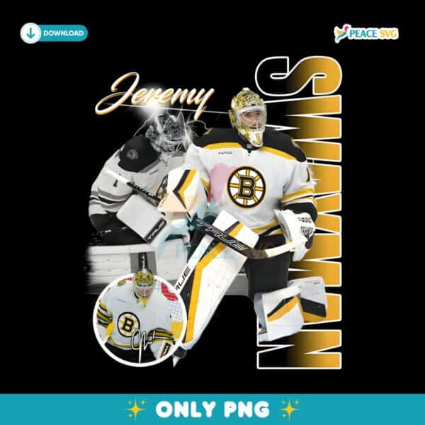 Jeremy Swayman Boston Bruins Nhl Players PNG