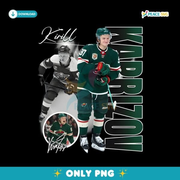 Kaprizov Kirill Minnesota Wild Nhl Players PNG