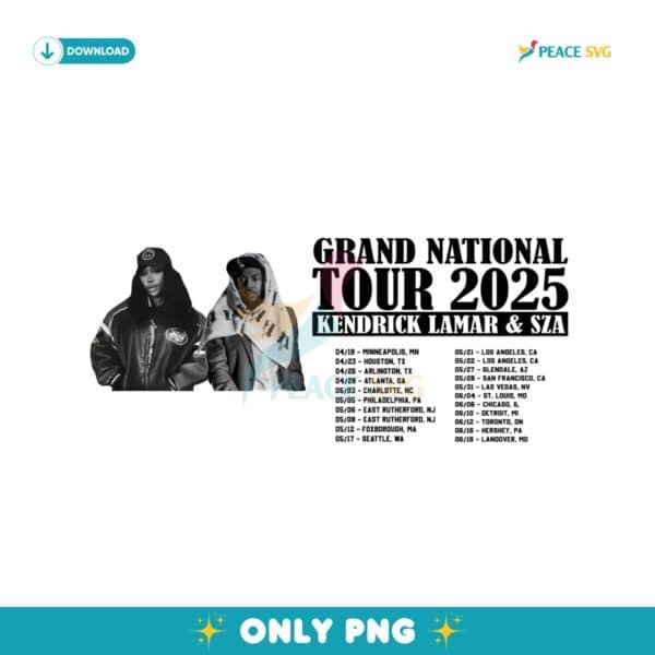 Kendrick Lamar And SZA Hip Hop Music Tour Png