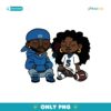 Kendrick Lamar and SZA Comic Graphic Png