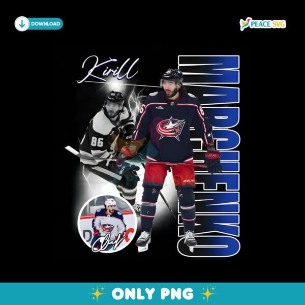 Kirill Marchenko Columbus Blue Jackets Nhl Players PNG