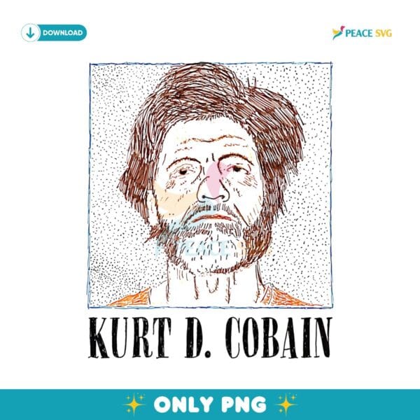 Kurt D Cobain One Piece Wanted Poster PNG