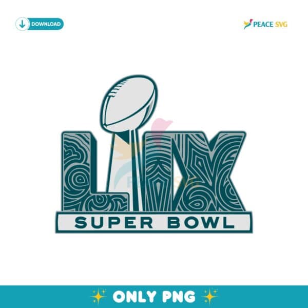 LIX Super Bowl Logo Philadelphia Eagles PNG