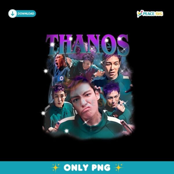 Limited Thanos Choi Seung Hyun Squid Game Png