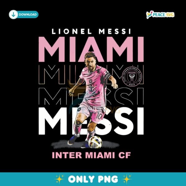 Lionel Messi Inter Miami CF Major League Soccer Png