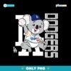 Los Angeles Dodgers Blue Baby Mascot Png