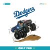 Los Angeles Dodgers Monster Truck Baseball Team Png