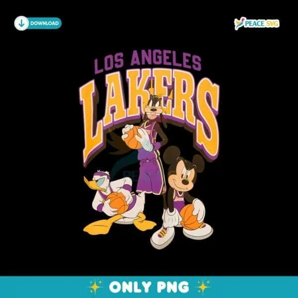 Los Angeles Lakers Disney Magic Kingdom Png