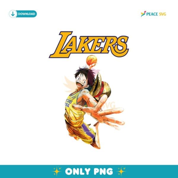 Los Angeles Lakers Team Up With One Piece Png