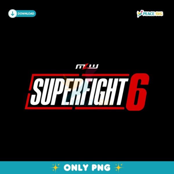 Major League Wrestling Superfight 6 Logo PNG