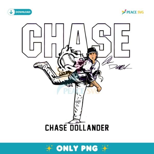 Make Em Chase Colorado Rockies Baseball Chase Dollander PNG