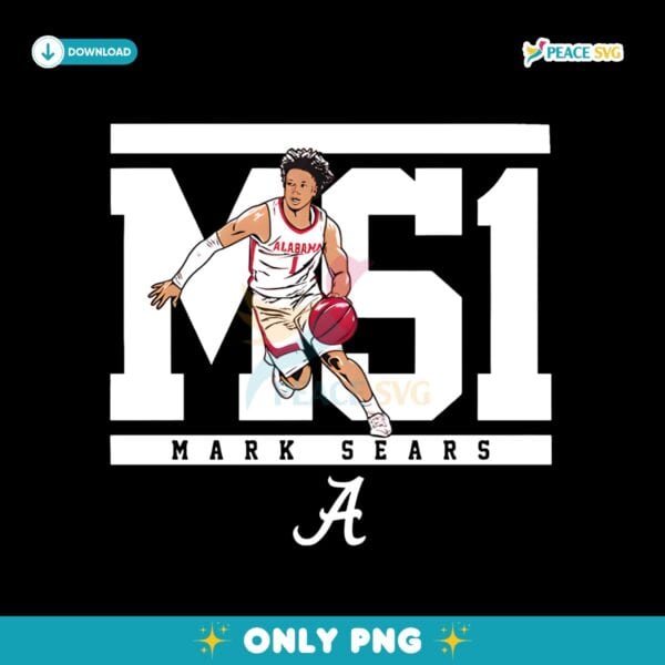 Mark Sears Ms1 Alabama Crimson Tide PNG