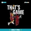 Mark Sears Thats Game Alabama Crimson Tide Basketball PNG