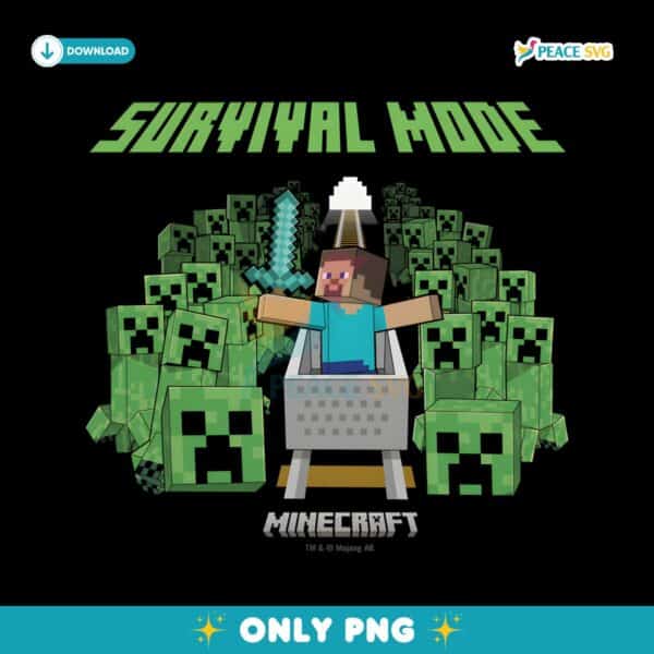 Minecraft Survival Mode Creeper Mines PNG