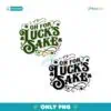 Oh For Luck Shake Lucky Clover PNG