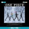 One Piece Straw Hat Pirates Cross The Road PNG