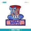 Personalized Patriotic Hat With Bow Patch Freedom Png