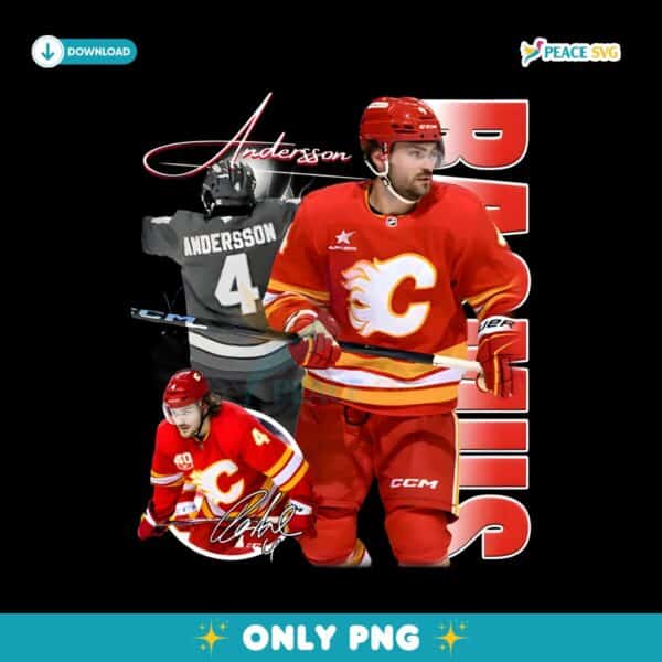 Rasmus Andersson Calgary Flames Nhl Players PNG