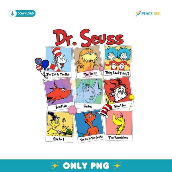 Read Across America Cartoon Characters Png