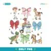 Retro Coquette Bow Disney Toy Story Friend PNG