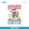 Retro Cute Howdy Bunny Western Easter Day PNG