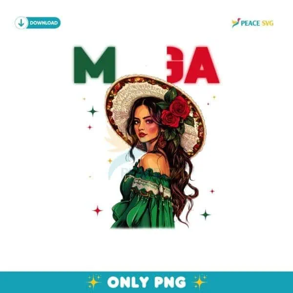 Retro Maga Mexicans Girl Aint Going Anywhere PNG