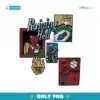 Retro Raising Hell Funny Cartoon PNG