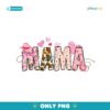 Retro Western Pink Cowboy Mama PNG