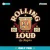 Rolling Loud Los Angeles Moto Crest 2025 RL MC Est 2015 Png