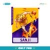 Sanji Los Angeles Lakers X One Piece PNG