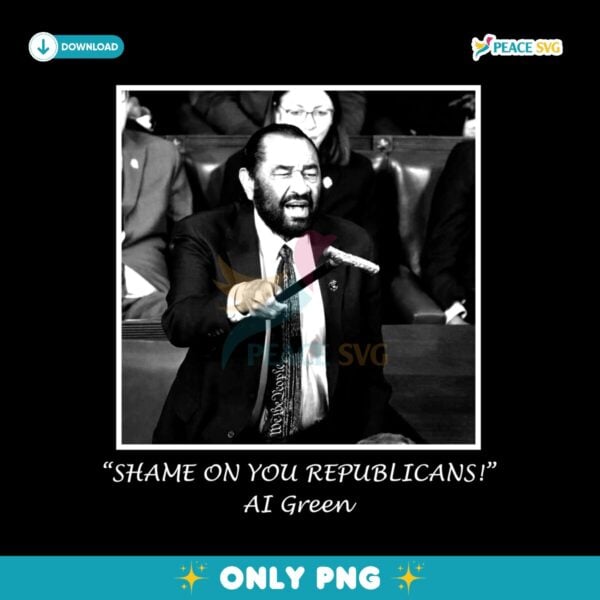 Shame On Your Republicans Al Green PNG