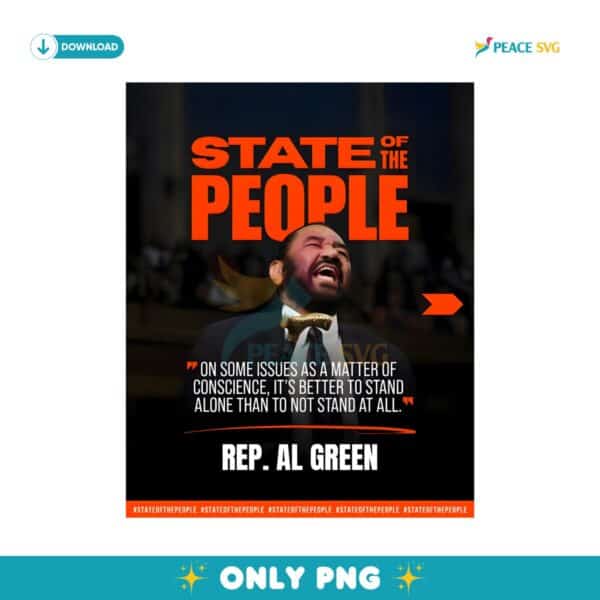 State Of The People Rep Al Green PNG