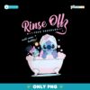 Stitch Rinse Off Your Trouble With Some Bubble PNG