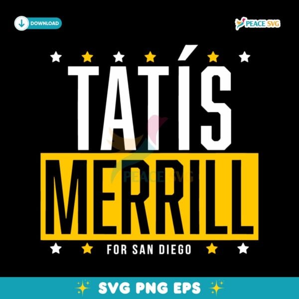 Tatis Merrill For San Diego Fernando Tatis And Jackson Merrill SVG