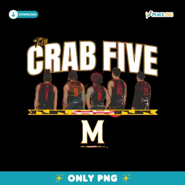 The Crab Five Lineup Maryland Basketball PNG