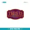 This Is Halloween Sticker Disney Svg Instant Download