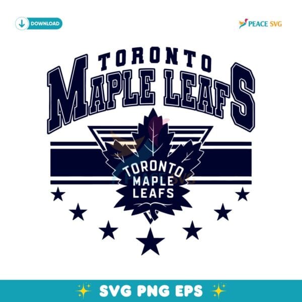 Vintage 90S Toronto Maple Leafs Hockey SVG