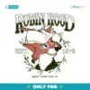 Vintage Disney Robin Hood Keep Your Chin Up Est 1973 PNG