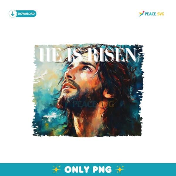 Vintage He Is Risen Easter  PNG