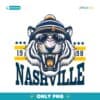 Vintage Nashville Predators Mascot Est 1998 Hockey Fans PNG