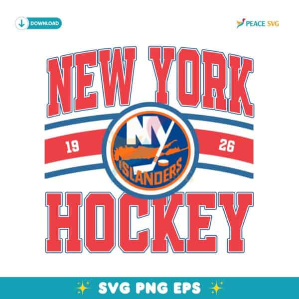 Vintage New York Islanders Hockey Logo 1926 SVG