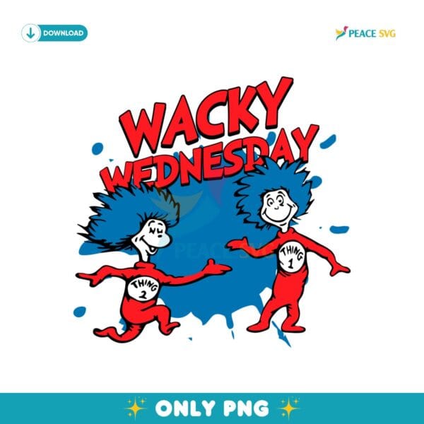 Wacky Wednesday Read Across America PNG