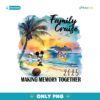 Watercolor Family Cruise 2025 Family Matching Vacation PNG