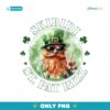 Watercolor Skibidi St Pat Rizz Day Irish PNG