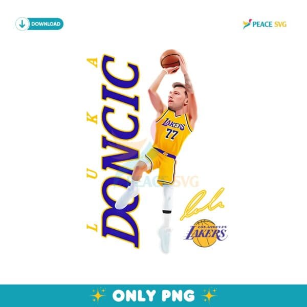 Welcome Luka Doncic To Los Angeles Lakers NBA Png