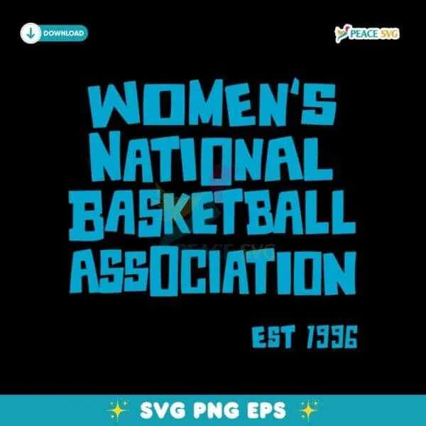 Womens National Basketball Association Est 1996 SVG