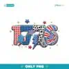 1776 Fourth of July Coquette Bow Lightning Png