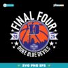 2025 Final Four Duke Blue Devils Mens Basketball SVG