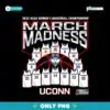 2025 March Madness Uconn Basketball PNG